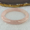 Natural Rose Quartz Bangle 38.01g Internal Diameter 59.9mm 10.3 by 8.5mm