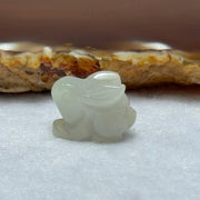 Type A Lavender Jadeite Rabbit Charm 3.29g 17.1 by 7.6 by 13.6mm - Huangs Jadeite and Jewelry Pte Ltd