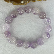 Natural Super 7 Amethyst Beads Bracelet 天然紫超七手链 57.52g 19cm 14.0mm 16 Beads - Huangs Jadeite and Jewelry Pte Ltd