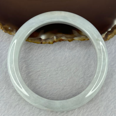 Type A Faint Green Lavender Yellow Jadeite Bangle Internal Diameter 57.3mm 54.60g 11.7 by 8.8mm (External Roughs)