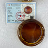 Natural Cognac Amber Bangle Set Internal Diameter 56.6mm 21.9 by 8.4mm Round Piece 54.2 by 23mm Total Weight 84.11g