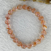 Natural Ferruginous Quartz Bracelet 17.08g 15cm 8.3mm 23 Beads - Huangs Jadeite and Jewelry Pte Ltd