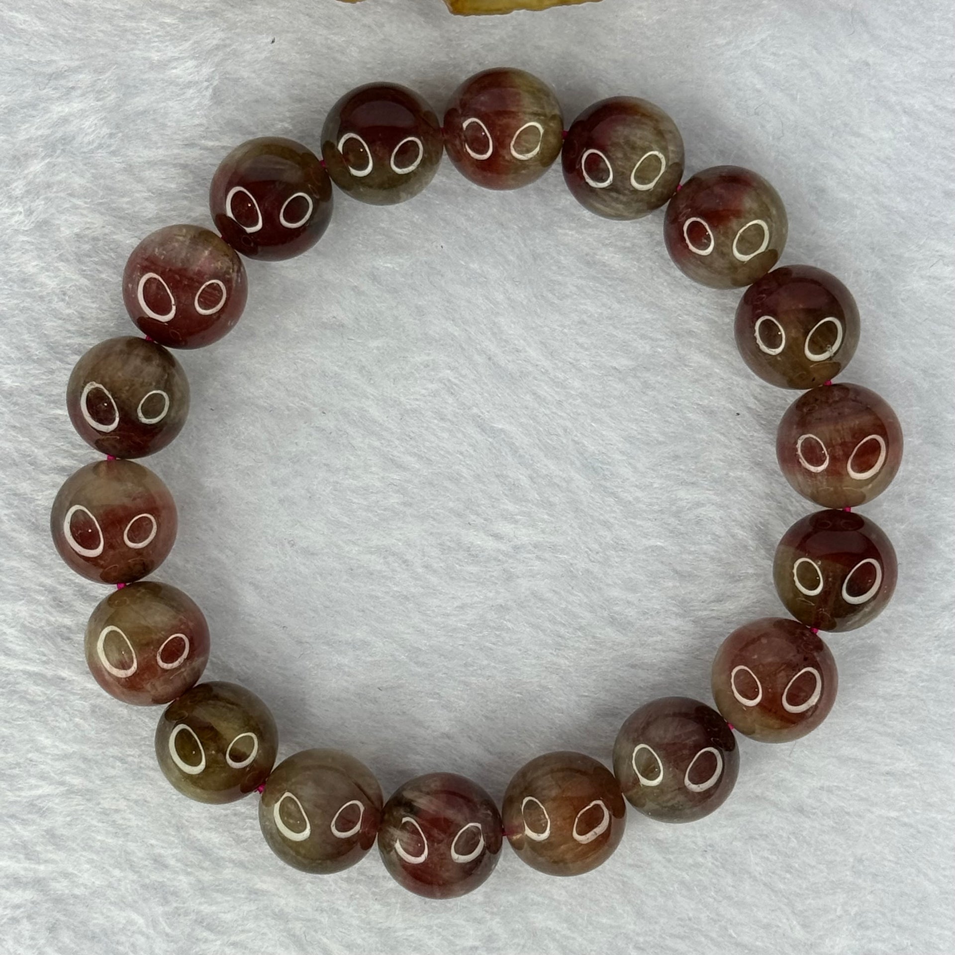 Above Average Natural Auralite 23 Bracelet 天然激光23手链 39.45g 18 Beads 11.9mm 18 Beads - Huangs Jadeite and Jewelry Pte Ltd