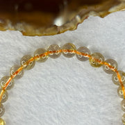 Natural Golden Rutilated Quartz Beads 天然金发水晶手链 13.60g 16cm 7.3mm 27 Beads - Huangs Jadeite and Jewelry Pte Ltd