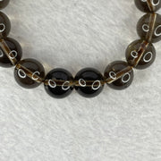 Natural Smoky Quartz Bracelet 36.34g 15.5mm 12.1mm 16 Beads - Huangs Jadeite and Jewelry Pte Ltd