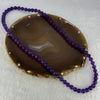 Good Grade Natural Amethyst Necklace 45.90g 53cm 7.9mm 73 Beads