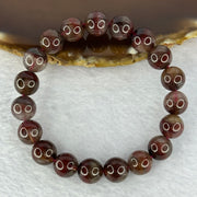 Above Average Natural Auralite 23 Bracelet 天然激光23手链 27.84g 16.5mm 10.4mm 19 Beads - Huangs Jadeite and Jewelry Pte Ltd