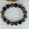 Rare XL Very Good Grade Natural Transparent Dark Black Super 7 Beads Bracelet 非常好的等级天然透明深黑色超级七珠手链 68.46g 20cm 14.9mm 16 Beads