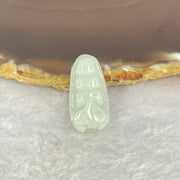 Type A Green Pea Pod Jadeite 3.24g 12.4 by 24.2 by 5.9mm - Huangs Jadeite and Jewelry Pte Ltd