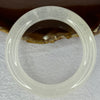 Transparent to White Quartzite Jade Bangle 天山玉手镯 Internal Diameter 57.0mm 66.19g 12.7 by 11.8mm