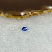 Natural Faceted Blue Sapphire 0.90ct 6.4 by 5.0 by 3.0mm - Huangs Jadeite and Jewelry Pte Ltd