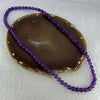 Good Grade Natural Amethyst Necklace 40.44g 52cm 7.3mm 79 Beads