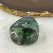 Natural Deep Intense Purple and Green Fluorite Crystal Mini Display 86.28g 55.3 by 41.6 by 21.1mm - Huangs Jadeite and Jewelry Pte Ltd