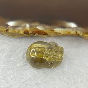 Good Grade Natural Golden Shun Fa Rutilated Quartz Pixiu Charm for Bracelet 天然金顺发水晶貔貅 4.77g 18.8 by 13.9 by 10.7mm - Huangs Jadeite and Jewelry Pte Ltd