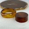 Natural Cognac Amber Bangle Set Internal Diameter 56.6mm 21.9 by 8.4mm Round Piece 54.2 by 23mm Total Weight 84.11g