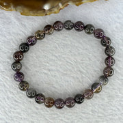 Natural Auralite Crystal Bracelet 极光手链 13.41g 7.2 mm 26 Beads - Huangs Jadeite and Jewelry Pte Ltd