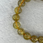 Good Grade Natural Golden Rutilated Quartz 29.37g 17.5 cm 10.2 mm 20 Beads - Huangs Jadeite and Jewelry Pte Ltd