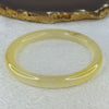 Transparent Yellow Quartzite Jade Bangle 天山玉手镯 Internal Diameter 62.0mm 33.28g 9.3 by 8.3mm