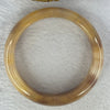 Peach Yellow Purple Quartzite Jade Bangle 天山玉手镯 63.0mm 75.54g 18.4 by 9.9mm