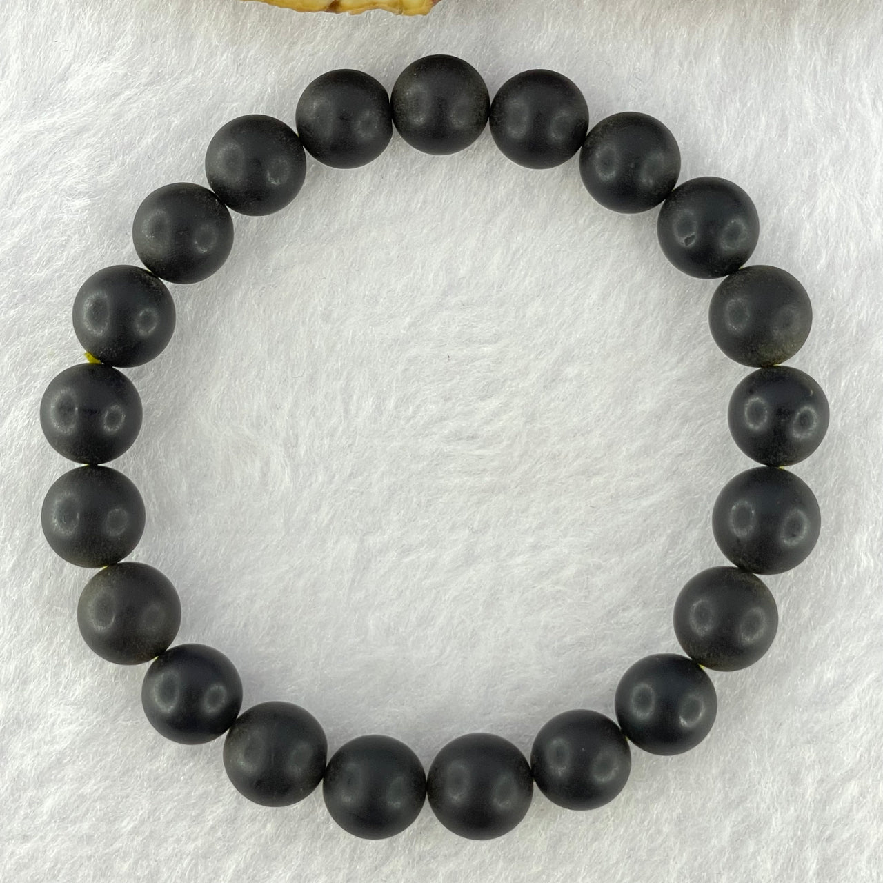 Natural Iron Blood King Amber Beads Bracelet 天然铁血王琥珀手链 9.22g 16.5cm 9.7mm 21 Beads