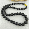 Natural Dark Matt Amber Beads Necklace 特一 31.52g 50cm 7.2 - 15.0mm 51 Beads