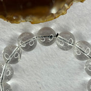 Natural Titanium Rutilated Clear Quartz 53.97g 18cm 14.0mm 15 Beads - Huangs Jadeite and Jewelry Pte Ltd