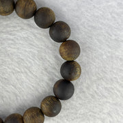 Natural Hainan Wild Old Agarwood Bracelet (Floating) 天然海南野生老树沉香手链 10.68g 17cm 10.7mm 19 Beads - Huangs Jadeite and Jewelry Pte Ltd