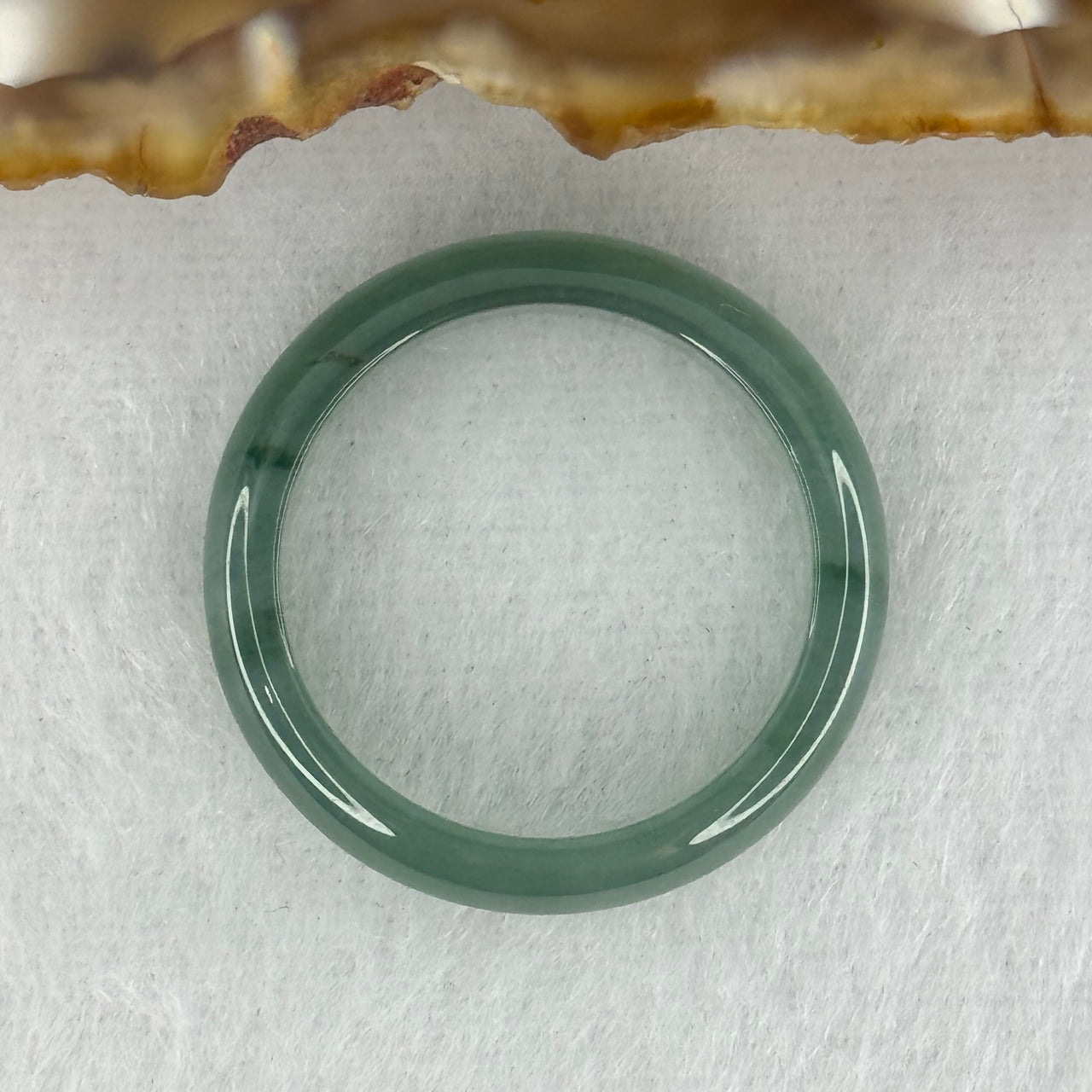 Type A Icy Blueish Green Jadeite Ring 2.34g 4.4 by 2.9mm US8 HK17.5 (Perfect)