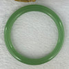 Transparent Green Quartzite Jade Bangle 天山玉手镯 Internal Diameter 59.5mm 27.39g 8.3 by 8.3mm