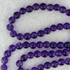 Good Grade Natural Amethyst Necklace 40.44g 52cm 7.3mm 79 Beads