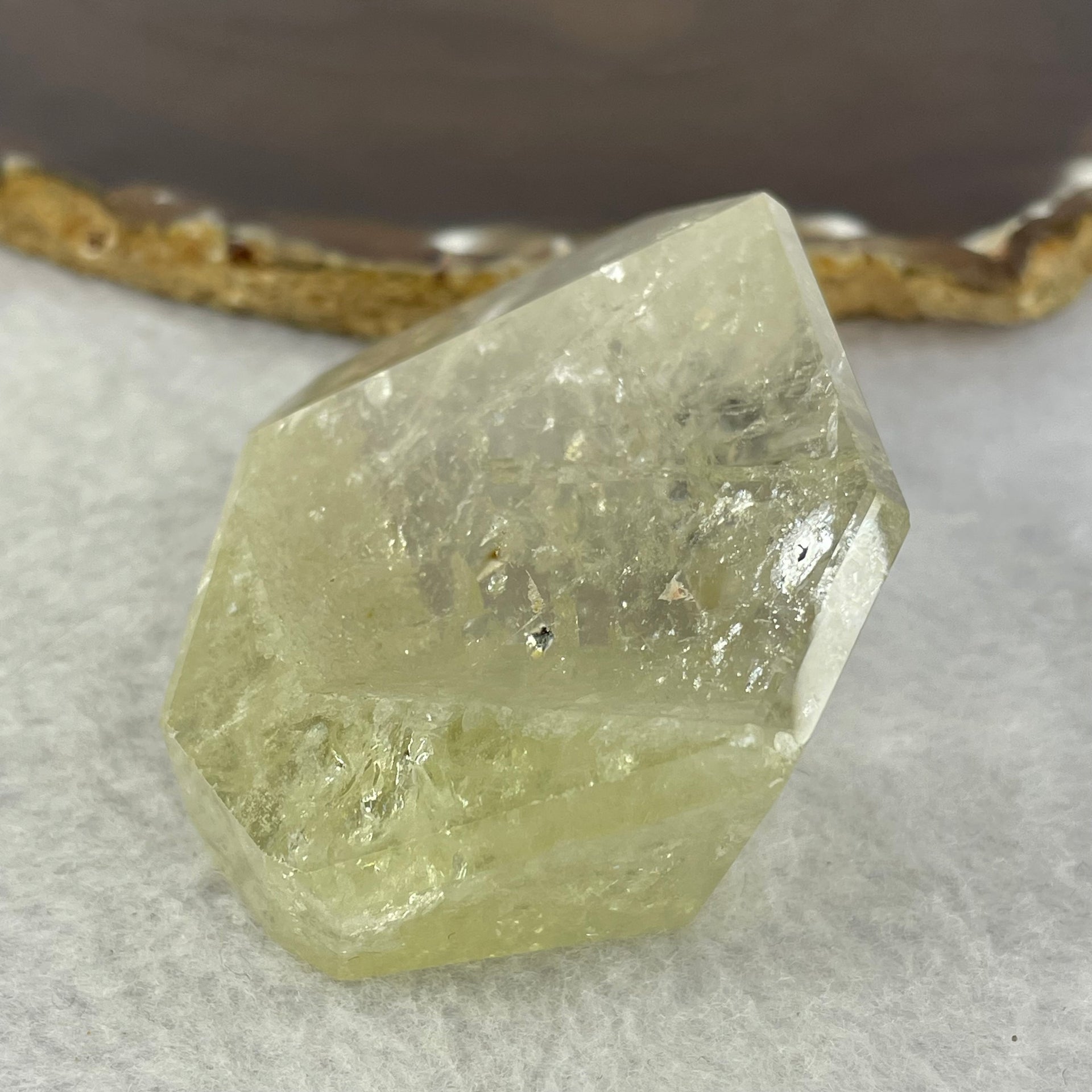 Natural Citrine Quartz Mini Display 127.5g 67.8 by 51.2 by 30.6mm - Huangs Jadeite and Jewelry Pte Ltd