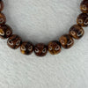 Natural Hainan Huang Huali Rosewood Beads Bracelet 天然海南黄花梨手链 11.55g 17cm 11.0mm 20 Beads - Huangs Jadeite and Jewelry Pte Ltd