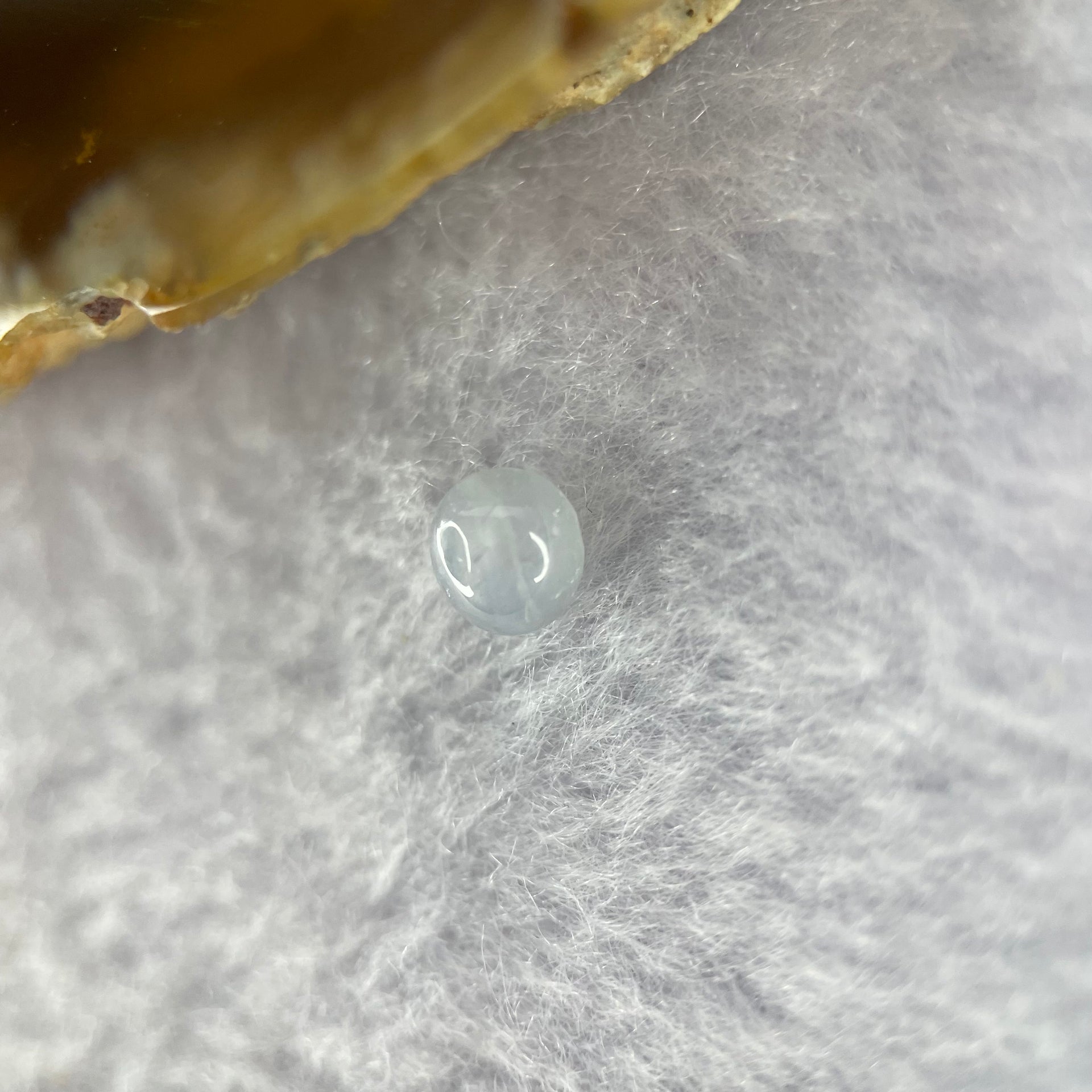 Natural Light Blue Star Sapphire Cabochon 1.2 ct 5.3 by 4.9 by 3.8mm - Huangs Jadeite and Jewelry Pte Ltd