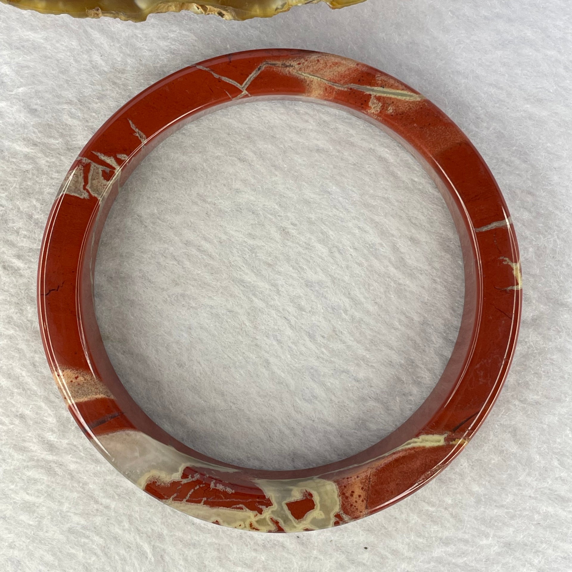 Natural Brecciated Jasper Bangle 48.05g Internal Diameter 58.4 mm - Huangs Jadeite and Jewelry Pte Ltd