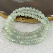 Rare High Icy Type A Sky Blue Beads Necklace 6.2mm 88 Beads 33.17g - Huangs Jadeite and Jewelry Pte Ltd