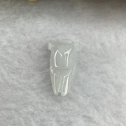 Type A Light Lavender Icy Jadeite Cicada 19.9 by 11.8 by 6.2 mm 1.74g - Huangs Jadeite and Jewelry Pte Ltd