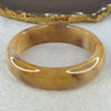 Peach Yellow Purple Quartzite Jade Bangle 天山玉手镯 63.0mm 75.54g 18.4 by 9.9mm