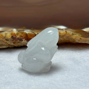 Type A Lavender Jadeite Rabbit Display 6.86g 25.1 by 12.7 by 16.3mm - Huangs Jadeite and Jewelry Pte Ltd