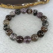 Natural Auralite Crystal Bracelet 极光手链 34.34g 11.1 mm 18 Beads - Huangs Jadeite and Jewelry Pte Ltd