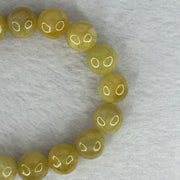 Natural Citrine Quartz Bracelet 34.35g 10.7mm 17 Beads - Huangs Jadeite and Jewelry Pte Ltd