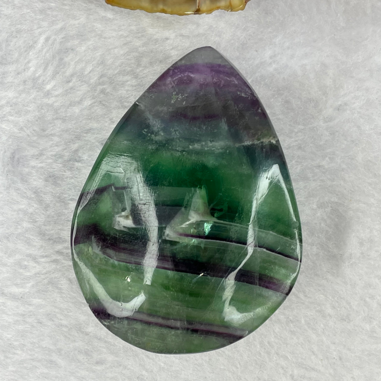 Natural Deep Intense Purple and Green Fluorite Crystal Mini Display 86.28g 55.3 by 41.6 by 21.1mm - Huangs Jadeite and Jewelry Pte Ltd