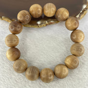 Natural Wild Old India Sandalwood Bracelet 老山檀手链  23.74g 15.2 mm 15 Beads - Huangs Jadeite and Jewelry Pte Ltd