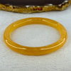 Transparent Orangey Yellow Quartzite Jade Bangle 天山玉手镯 Internal Diameter 59.4mm 29.90g 8.6 by 8.2mm