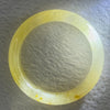 Transparent Yellow White Orange Quartzite Jade Bangle 天山玉手镯 Internal Diameter 53.5mm 48.52g 13.3 by 8.8mm