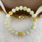 Type A Mixed Colour Jadeite Bracelet 22 beads 8.5mm 22.49g - Huangs Jadeite and Jewelry Pte Ltd