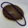 Good Grade Natural Amethyst Necklace 46.18g 53cm 7.8mm 75 Beads