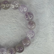 Natural Super 7 Amethyst Beads Bracelet 天然紫超七手链 42.42g 18cm 12.4mm 17 Beads - Huangs Jadeite and Jewelry Pte Ltd