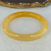 Transparent Orange to Yellow Quartzite Jade Bangle 天山玉手镯 Internal Diameter 57.3mm 38.10g 9.6 by 9.6mm