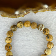 Natural Picture Jasper Bracelet 12.67g 12.5cm 8.2mm 19 Beads - Huangs Jadeite and Jewelry Pte Ltd