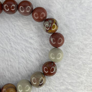 Australian Red Picture Jasper (Noreena Jasper) Bracelet 26.23g 10.3 mm 19 Beads - Huangs Jadeite and Jewelry Pte Ltd